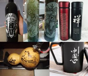 成都蒲江县酒瓶葫芦工艺品激光雕刻机
